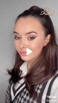 Screenshot of Too Faced Cosmetics video on TikTok