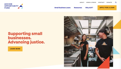 Home page of Accion Opportunity Fund