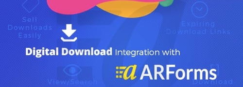 Home page of Digital Download with ARForms