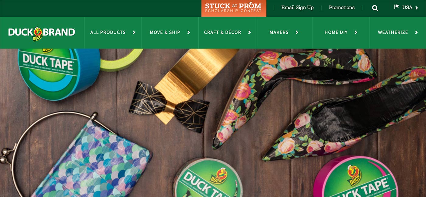 Duck Tape home page