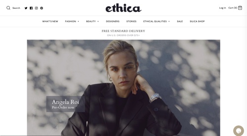 Home page of Etihica 