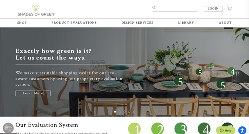 Home page of Shades of Green