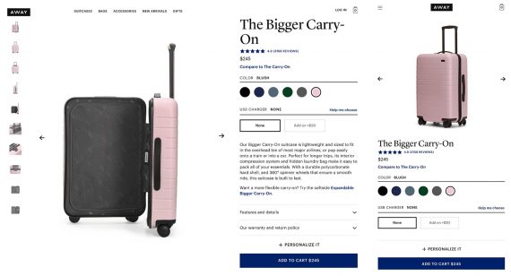 Conversion Lessons from the Luggage Industry