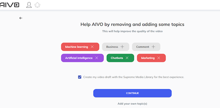 free ai content generators aivo video