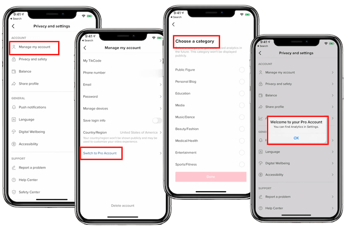 what's the best time to post on tiktok? how to switch to a pro account