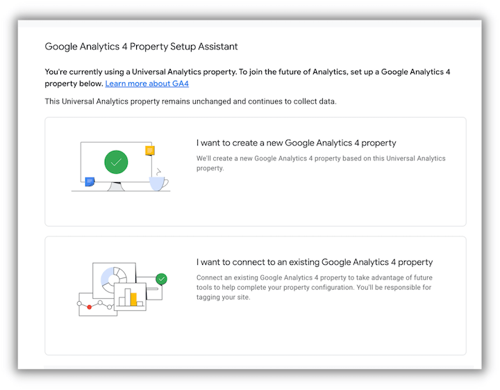 GA4 property setup assistant