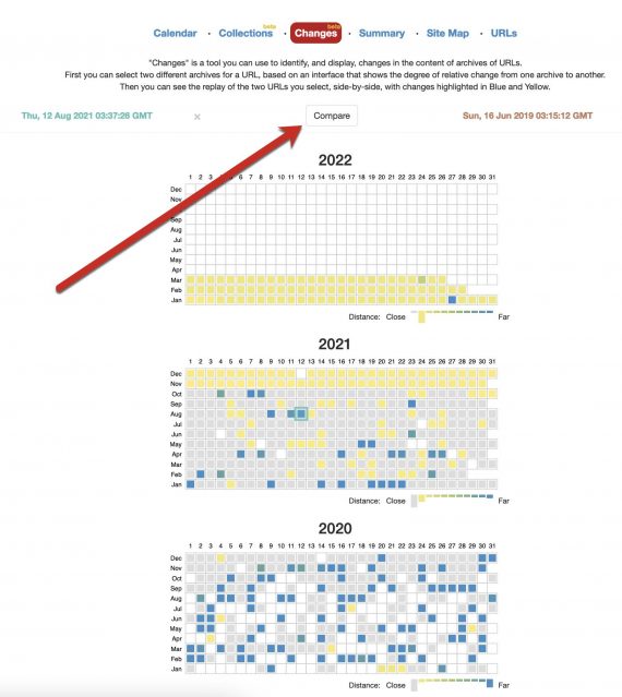 SEO: Using Wayback Machine, Google Cache