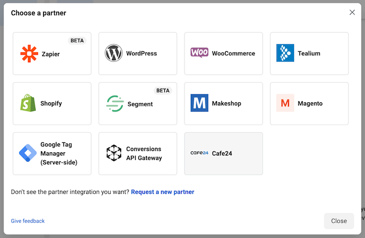 facebook conversions api integrations