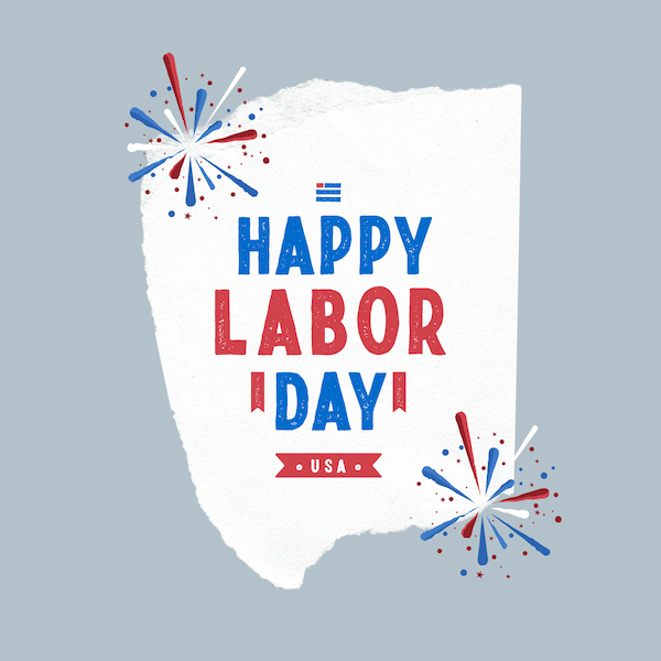 labor day instagram captions - happy labor day graphic