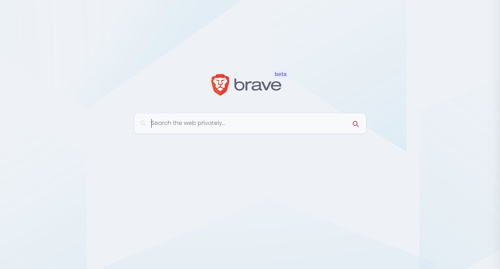Home page of Brave