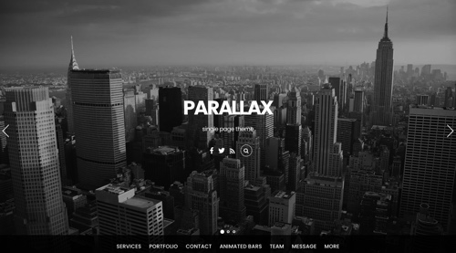 Home page of Parallax