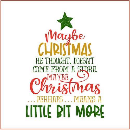 christmas instagram captions - dr. suess quote