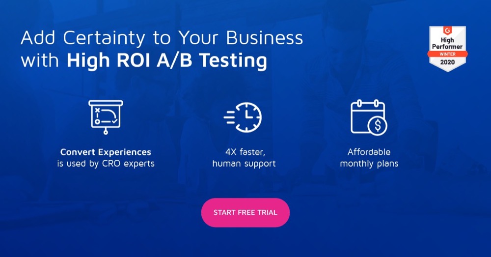 High ROI A/B Testing Free Trial