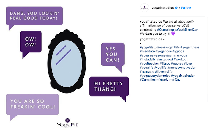 july marketing ideas compliment your mirror day instagram campaign
