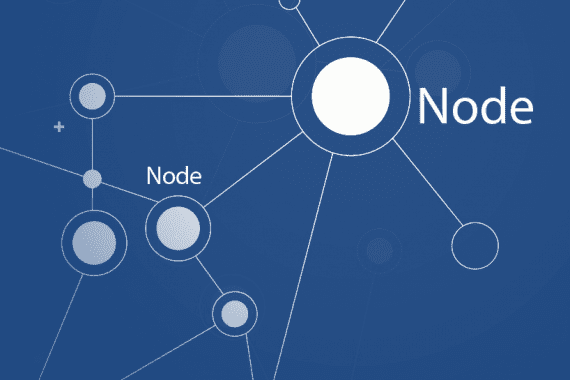 Image of a graph of interlinking nodes