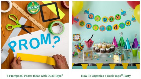 Duck Tape party ideas picture