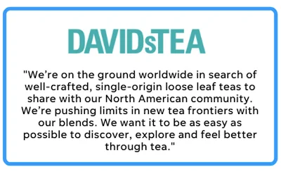 business mission statement example-david's tea