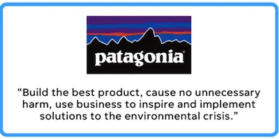 patagonia's business mission statement